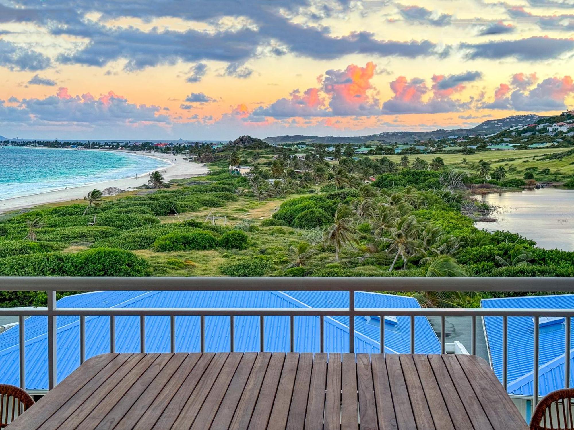 Top Floor Unit 520 Ft2 - 48 M2 With Stunning Dominant View On Ocean, St Barth, Orient Bay Cul de Sac Exteriér fotografie