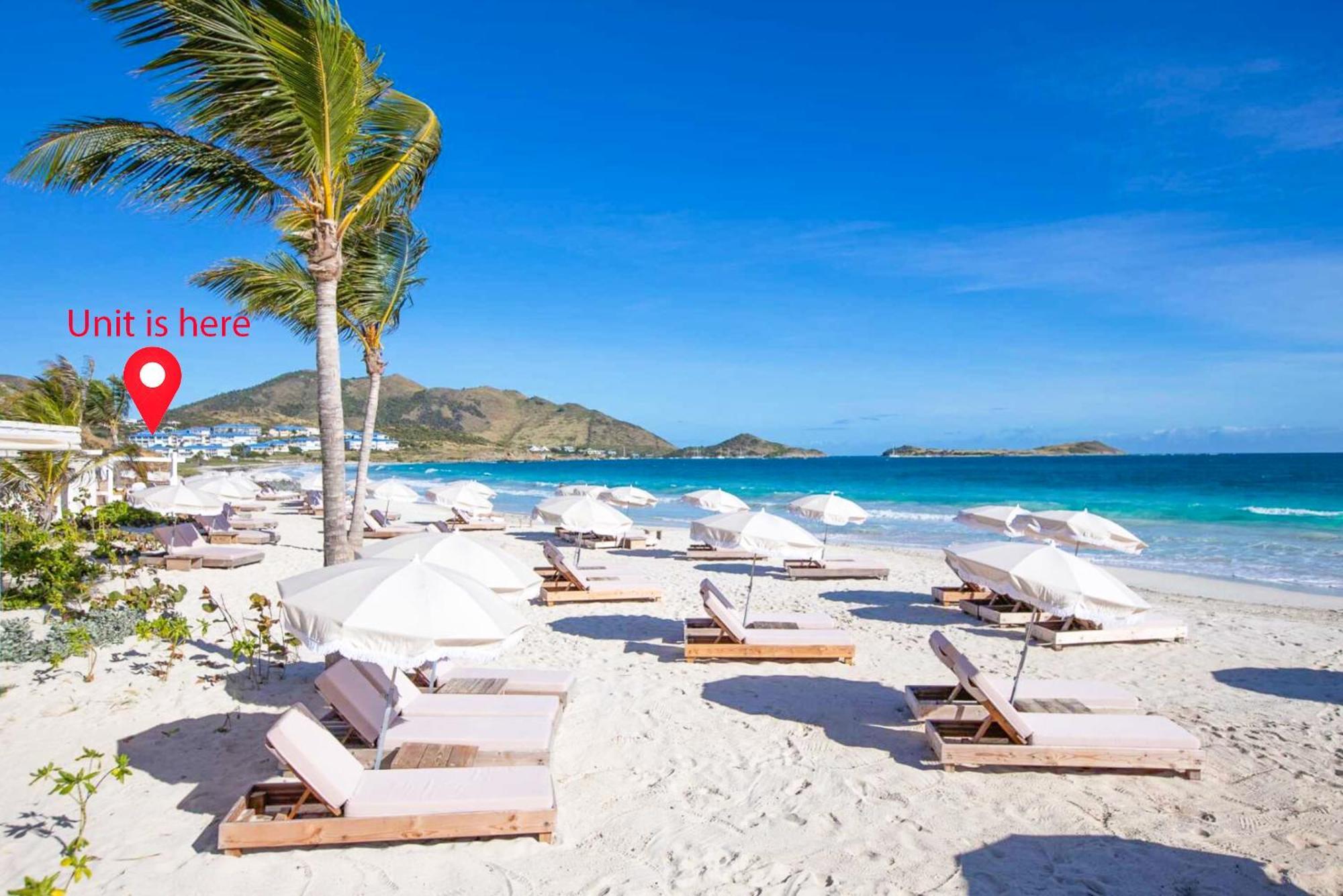 Top Floor Unit 520 Ft2 - 48 M2 With Stunning Dominant View On Ocean, St Barth, Orient Bay Cul de Sac Exteriér fotografie