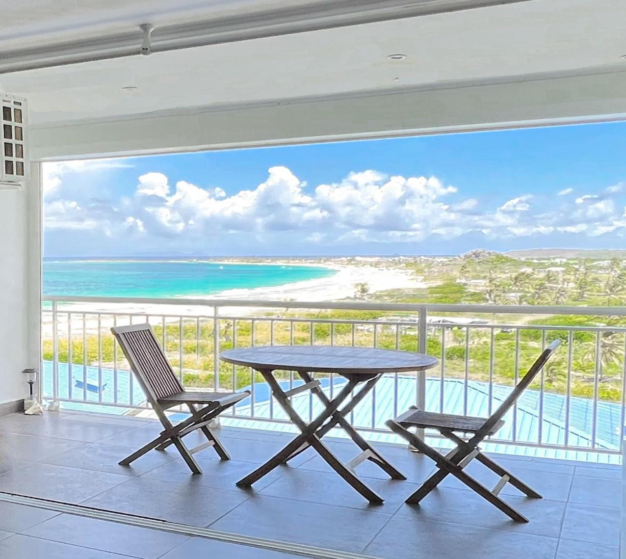 Top Floor Unit 520 Ft2 - 48 M2 With Stunning Dominant View On Ocean, St Barth, Orient Bay Cul de Sac Exteriér fotografie